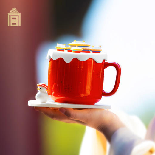 故宫文创   马克杯  故宫雪趣陶瓷国风马克杯 商品图2