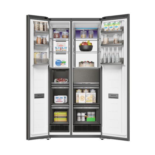 卡萨帝冰箱600L对开门大容量 零距离自由嵌入式\MRA控氧保鲜\婴爱空间(珍品、母婴、 0°、软冷冻)\智慧动态杀菌净化\人感\智能WIFI 商品图4