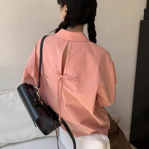 裁缝学苑AS83 露背设计感小衫宽松长袖女士衬衫纸样女装衬衣打版 商品图3