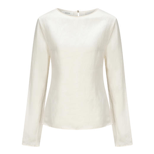 Ruohan  奶白色后背细节上衣 商品图5