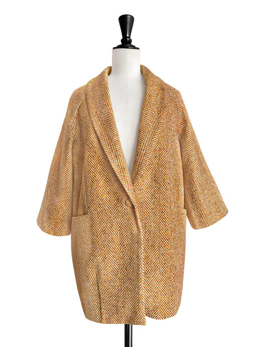 TYNVIE 可拆卸毛翻领中长外套 商品图5