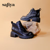 超值精选 | Safiya/索菲娅2023冬季潮酷机车风低跟圆头短靴马丁靴 SF33912355 商品缩略图5