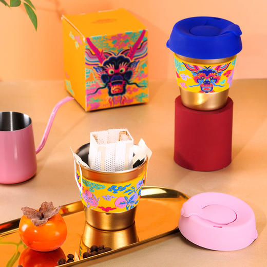 彩云蓝龙精品咖啡杯 商品图0