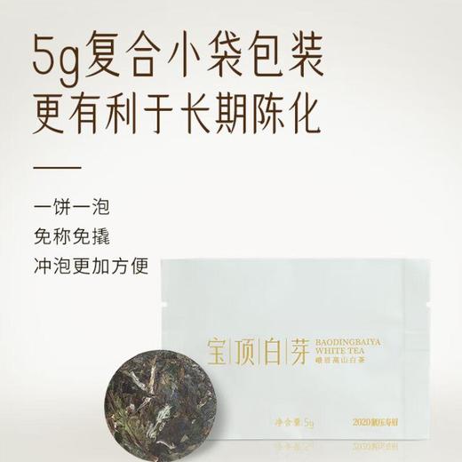 竹叶青宝顶白芽白茶（寿眉）120g 商品图1