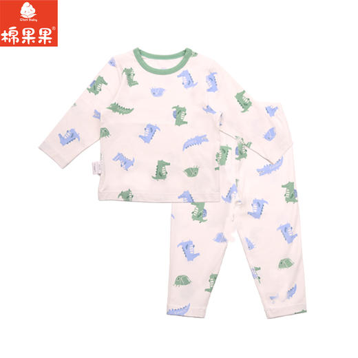 棉果果专柜同款春季新品内衣家居男宝5A抗菌莫代尔套头套装M111302424728 商品图3