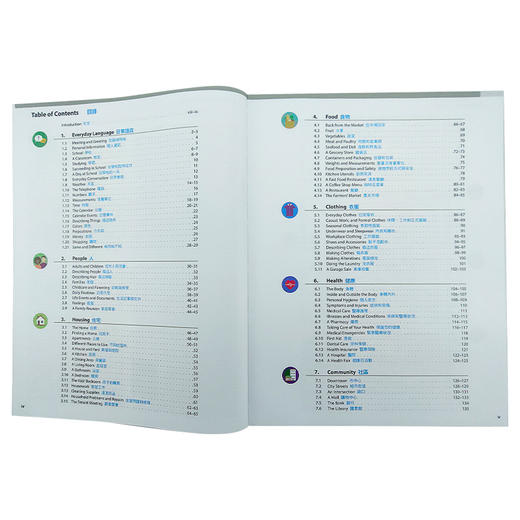 【赠原声音频，口语必备】进口英文原版  牛津英汉图解词典字典辞典OPD第三版 Oxford Picture Dictionary 中英文对照 商品图2