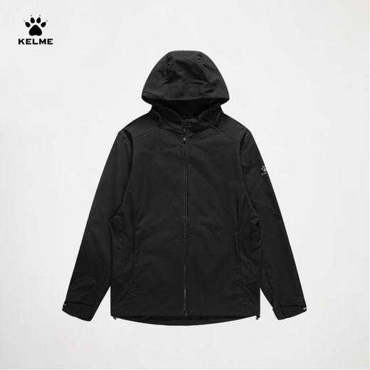 卡尔美春季新款尽享自在系列男士休闲连帽梭织外套 商品图2