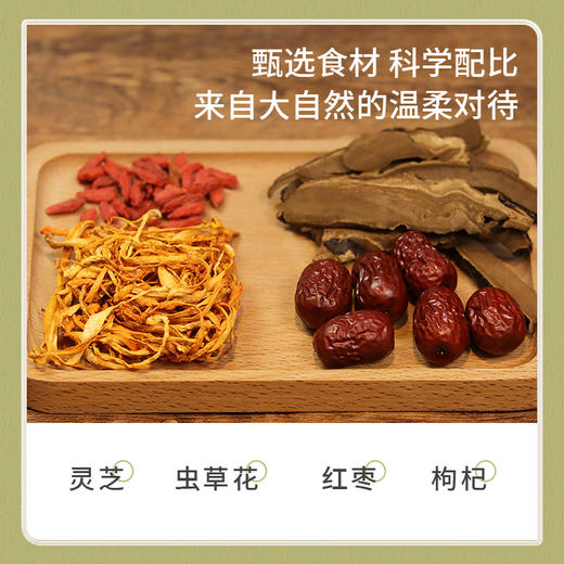 【灵芝虫草花汤包】有益旰肾！养肺！增强免yi力，吃药一箩筐，不如来碗灵芝汤！抵抗疾病~ 商品图1