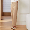 玳莎直筒高腰西装裤女2024年春季新款宽松设计感显瘦通勤休闲长裤  EA36304 商品缩略图1