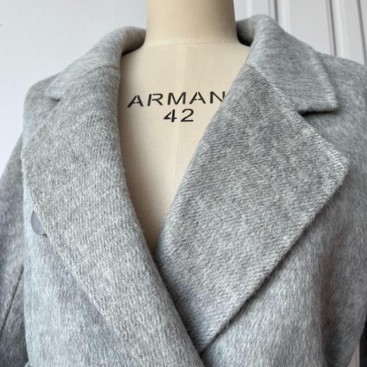 经典重现-美拉德风、热力感穿搭、百搭双面呢、真丝羊毛大衣2206051 商品图3