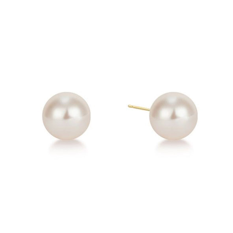 【宏艺珠宝】小灯泡·18K金珍珠耳钉