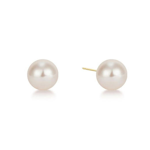 【宏艺珠宝】小灯泡·18K金珍珠耳钉 商品图0