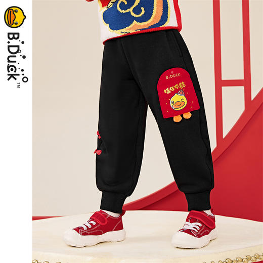 B.DUCK小黄鸭童装冬季针织长裤 BF5463051 商品图0