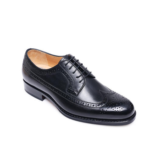 足行健高端男士纯手工匠作商务皮鞋-精工细作英伦通勤风 商品图2