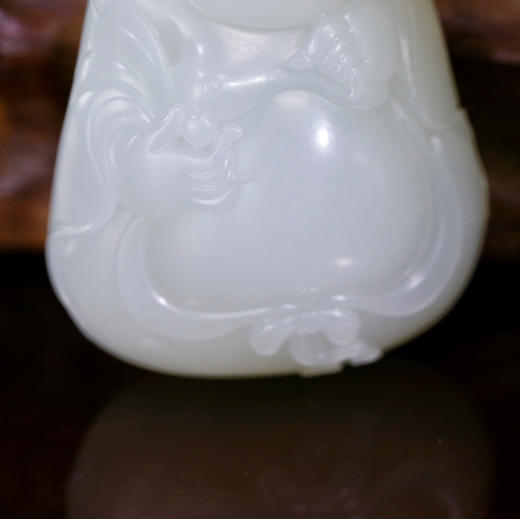 和田玉（白玉）籽料挂件--玉佛82.69g 商品图5