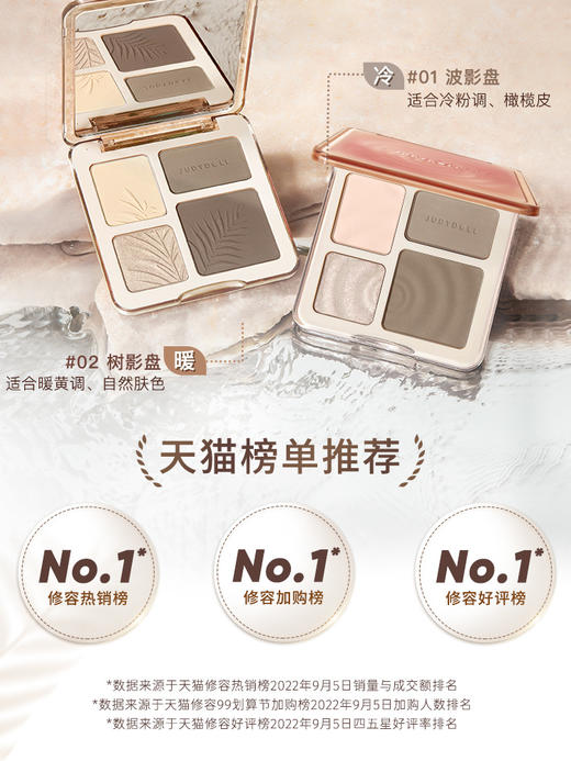 Judydoll橘朵高光修容综合盘拍立得眼影提亮阴影鼻影修容盘 心选到家 商品图2