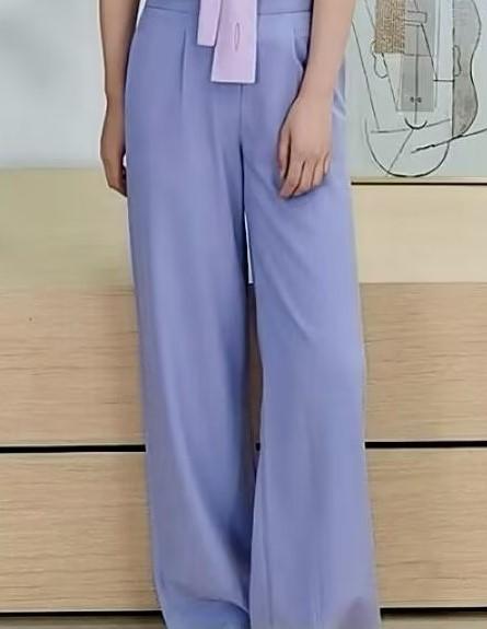 S3臣禾 浅紫色休闲裤9211063076【奥莱】 商品图2