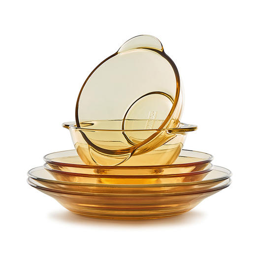 【可进洗碗机消毒柜】康宁餐具美式简约餐具碗碟套装颜值餐具耐热饭碗深碟浅碟餐具套装 商品图10