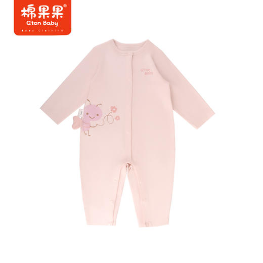 棉果果专柜同款春季新品内衣家居女宝5A抗菌抗菌对开连体衣M121722224719 商品图2