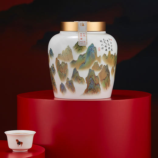 [拍1发2]八马茶业 | 千里江山红茶武夷特级金骏眉熟普高端茶礼盒装160g 商品图2