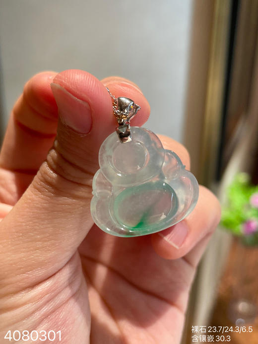4080301，飘翠佛公吊坠。具体价格微信咨询 商品图7