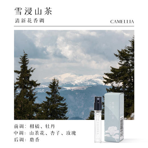 【栖溪试香推荐】茉莉素心 雪浸山茶雾月竹影佩兰当归   桃花檀枫叶午醉羊绒试香1.5ml 商品图6