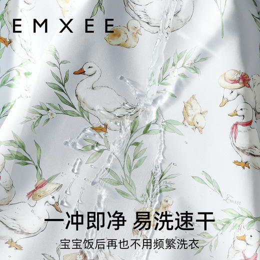 【口水巾】嫚熙宝宝吃饭罩衣饭兜儿童围兜反穿衣辅食防水防脏围裙 商品图2