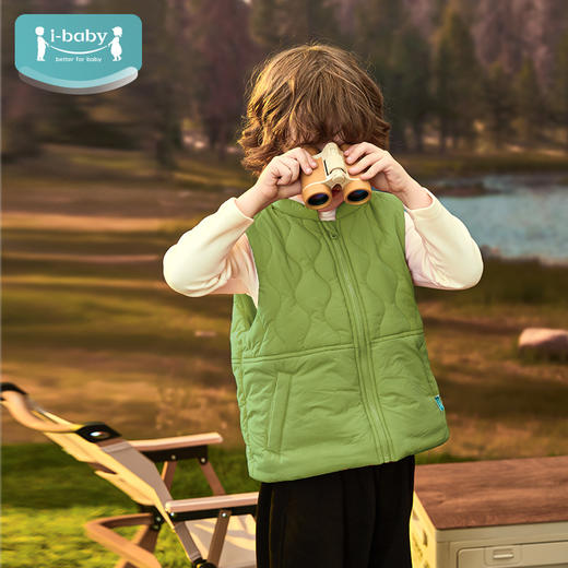 【秒杀 99元】i-baby四防恒温宇航绒立领儿童秋冬保暖马甲 商品图7