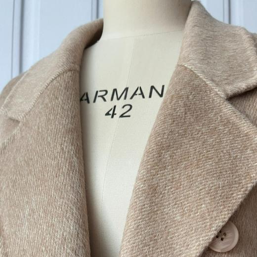 经典重现-美拉德风、热力感穿搭、百搭双面呢、真丝羊毛大衣2206051 商品图2