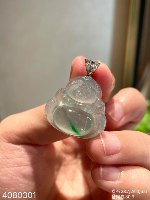 4080301，飘翠佛公吊坠。具体价格微信咨询 商品图2