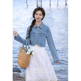 鹿向南《皆是浪漫》米白色吊带裙（不含外套）L33307