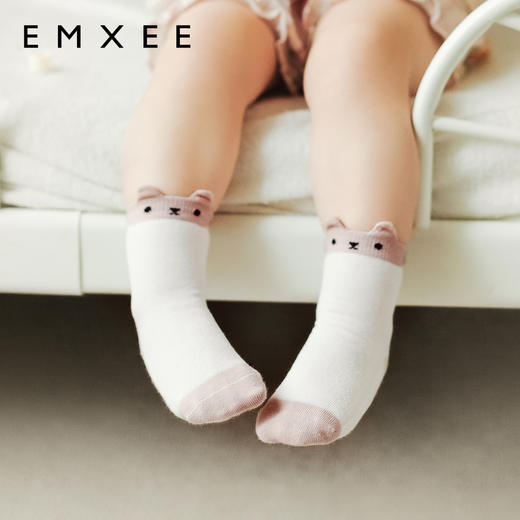 【母婴服配】嫚熙婴儿袜子春夏棉可宝宝中筒袜无骨松口新生儿袜 商品图5
