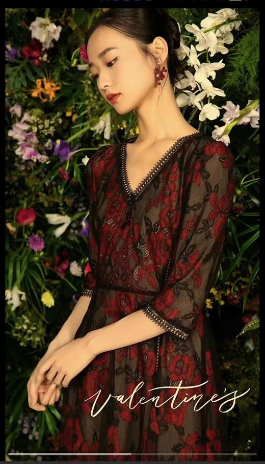 3F声雨竹连衣裙 商品图0