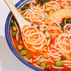 大理酸木瓜鸡肉米线 酸辣米线 大理味道