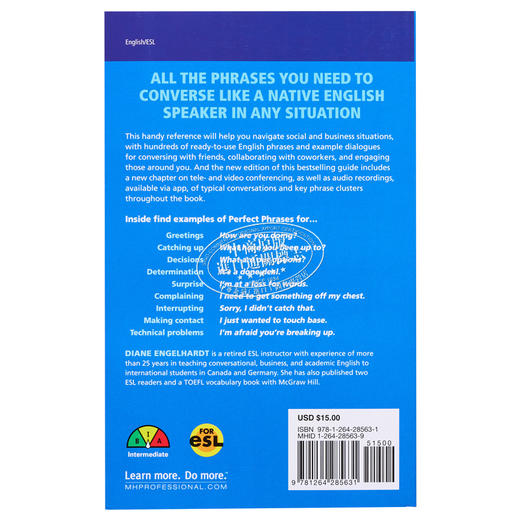 预售 【中商原版】Perfect Phrases for ESL: Conversation Skills, Premium Third Edition 英语对话技巧，高级第三版 商品图1
