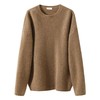 高定色系100%Cashmere！2023新款日系大版用料慵懒风宽松毛衣高端纯羊绒套头 商品缩略图4