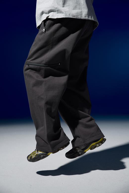 DAIKON Lab 23AW 拉链口袋宽松运动卫裤 商品图5