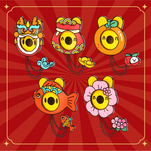 龙年系列双层徽章盲盒 商品图1