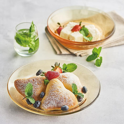 【可进洗碗机消毒柜】康宁餐具美式简约餐具碗碟套装颜值餐具耐热饭碗深碟浅碟餐具套装 商品图8