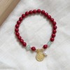 龙年大吉【龙年本命年 朱砂手链女】福牌铜钱 龙串珠手串 红色手链 商品缩略图8
