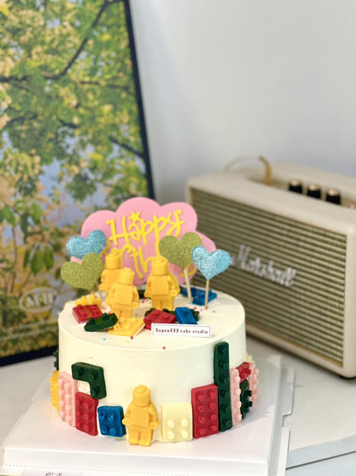 6-8寸  巧克力积木乐高蛋糕（需提前一天预定） 商品图0