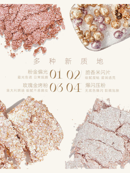 Joocyee酵色综合眼影盘琥珀盘玫瑰情书眼影盘梦中人八色眼影盘 心选到家 商品图2