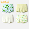 巴拉巴拉宝宝内裤平角棉男童四角裤儿童底裤不夹PP男孩小童四条装 商品缩略图0