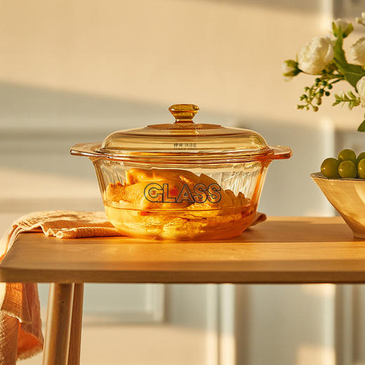 【神田KANDA】晶尊系列S级耐热玻璃锅 3.5L/4.1L 商品图2