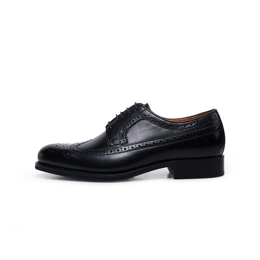 足行健高端男士纯手工匠作商务皮鞋-精工细作英伦通勤风 商品图1