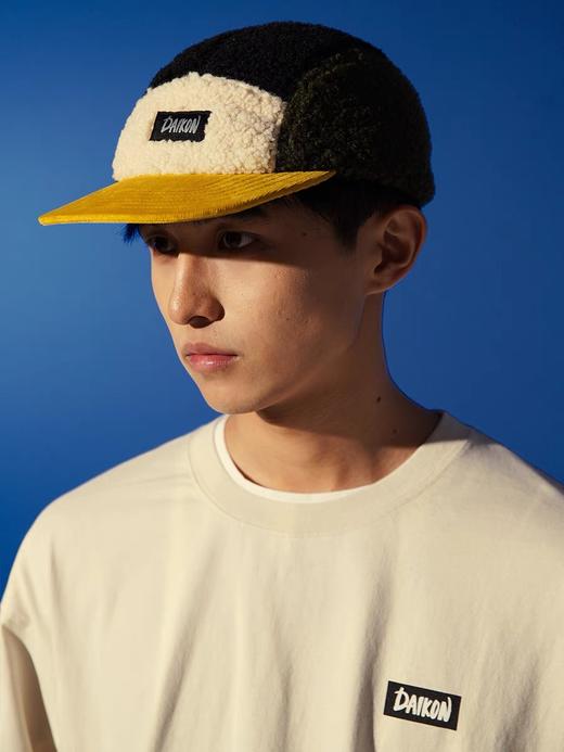 DAIKON Lab 23AW 羊羔毛拼色五页帽 商品图5