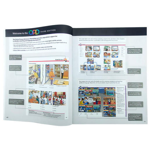 【赠原声音频，口语必备】进口英文原版  牛津英汉图解词典字典辞典OPD第三版 Oxford Picture Dictionary 中英文对照 商品图3