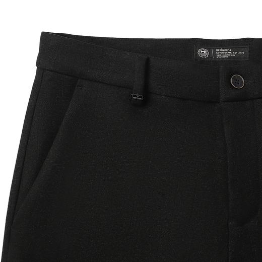 【针织磨毛】柒牌休闲长裤男2024秋冬厚款商务通勤上班保暖直筒裤	127H70160 商品图2