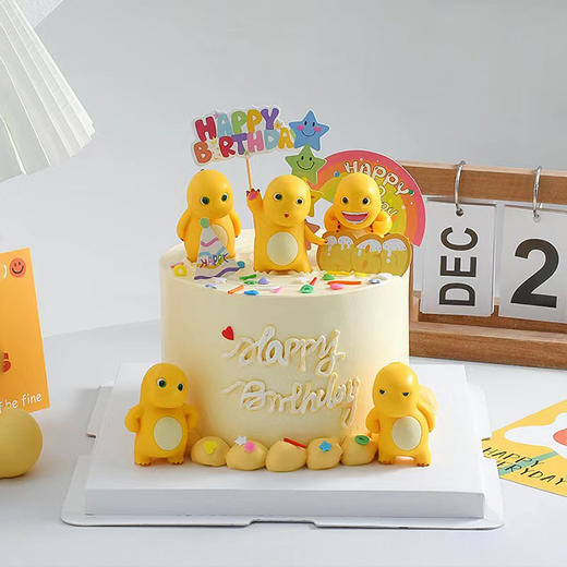 【小奶龙】超可爱奶龙生日蛋糕·夹心可选 健康奶油蛋糕 商品图0