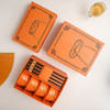 「烫金礼盒款！数款可选」陶瓷碗色釉方碗餐饮用具 伴手礼碗筷套装企业年会送客户创意小礼品 商品缩略图1